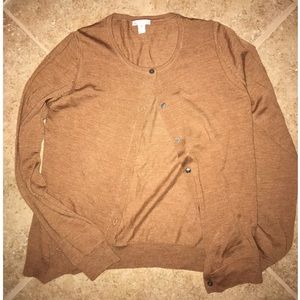 Tan cardigan